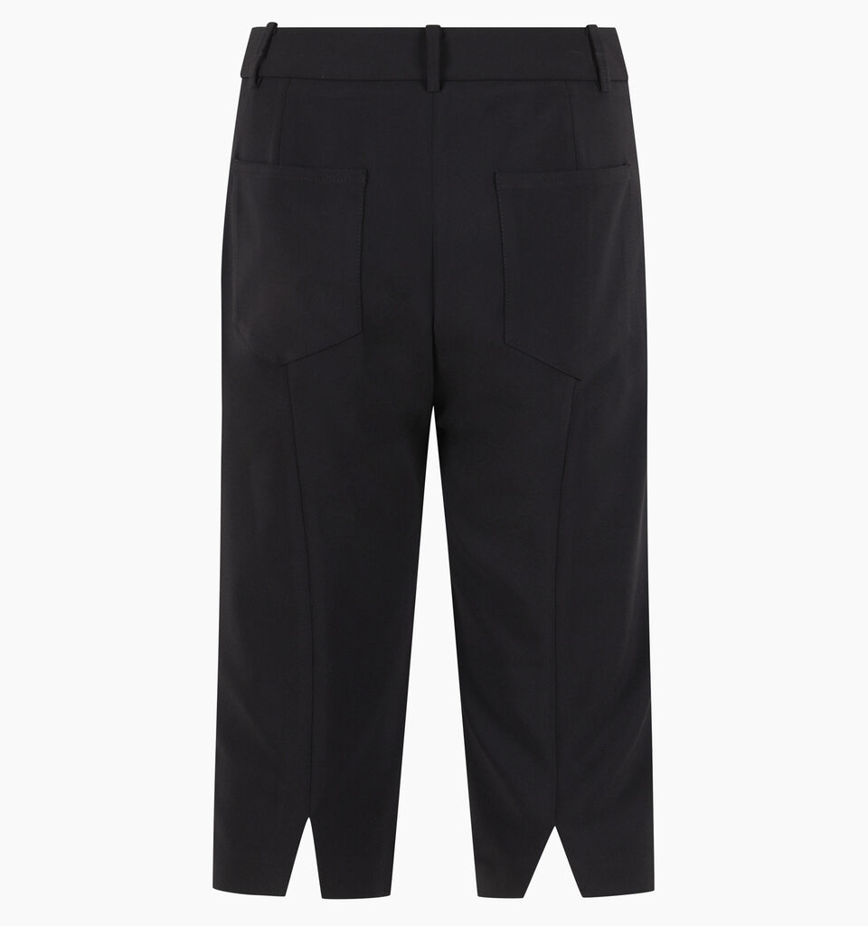 Black slim fit Capri pants - null - Black | Sisley K image number 2